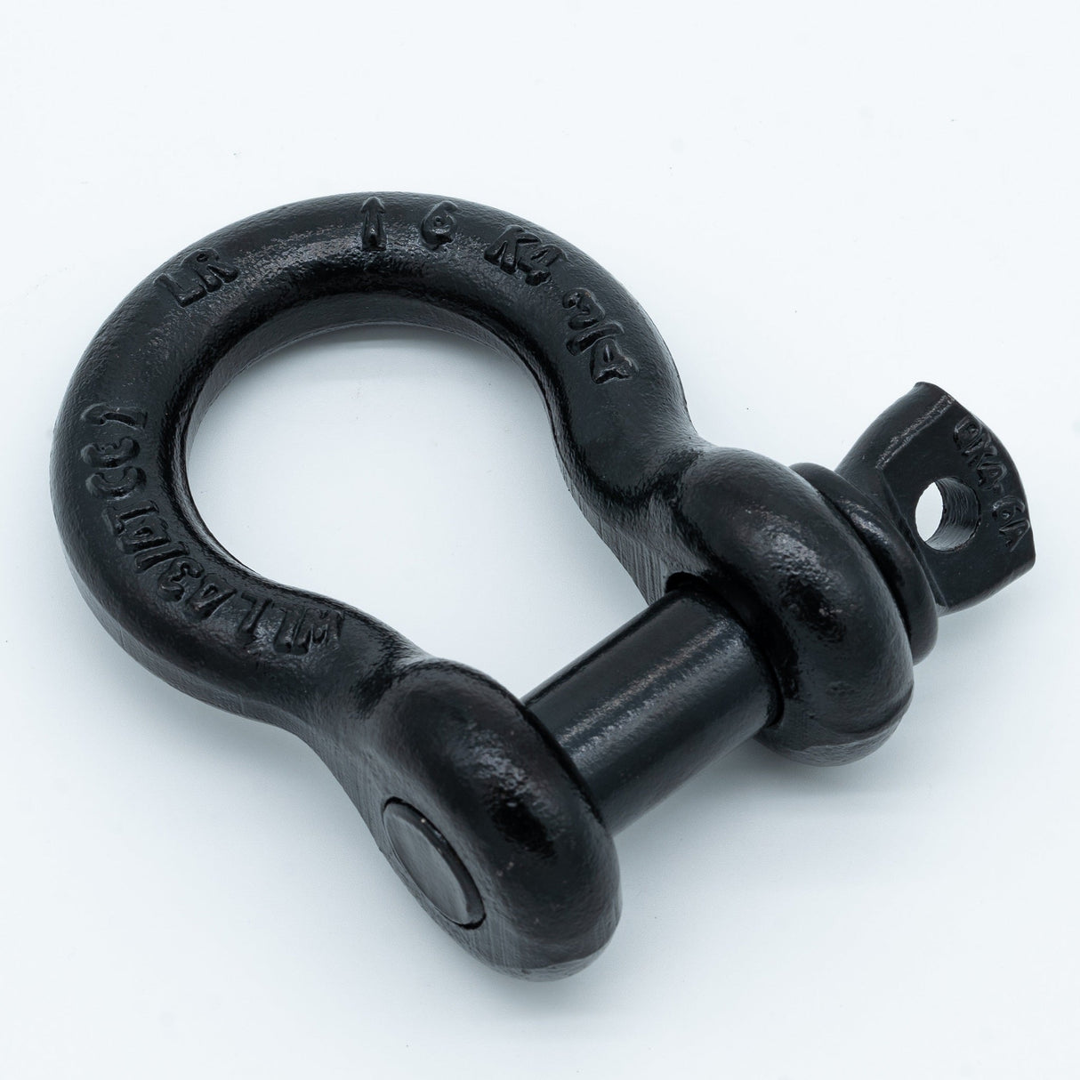 HA2 Szakla omega wzmocniona okrągła, Czarny mat