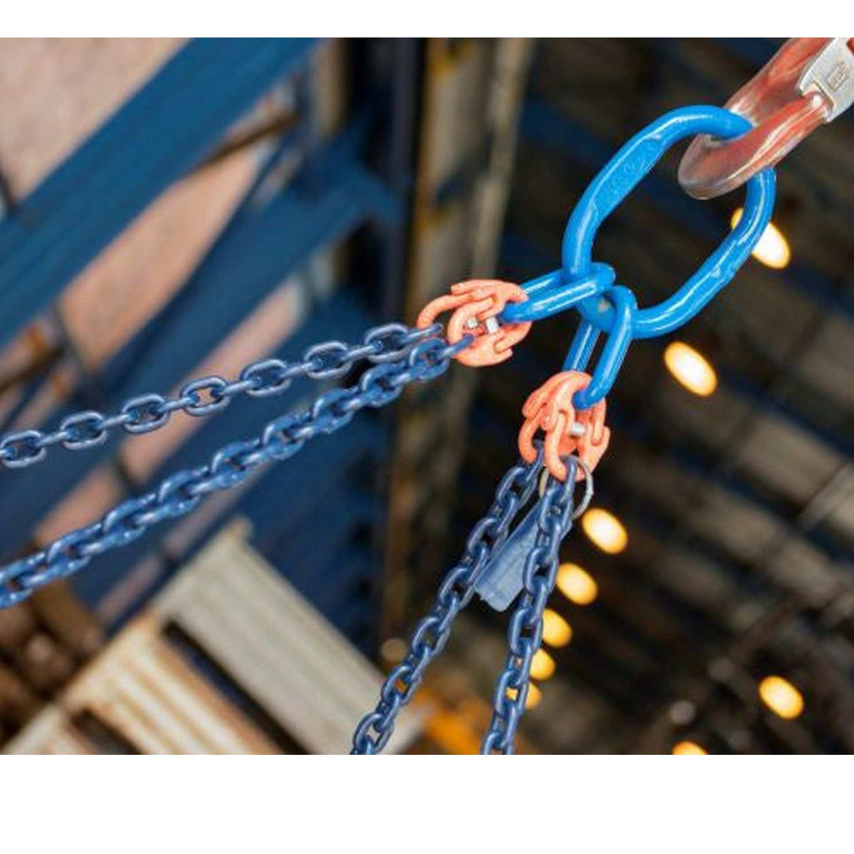 Łańcuch do podnoszenia o wysokiej wytrzymałości, klasa 10, niebieski, CHAIN FACTORY ČESKÁ VES