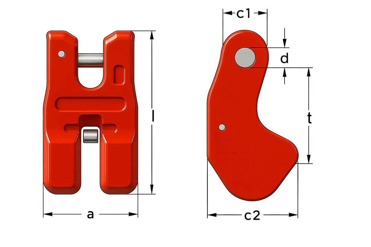 VKH - pazur skracający z zabezpieczeniem, klasa 8
