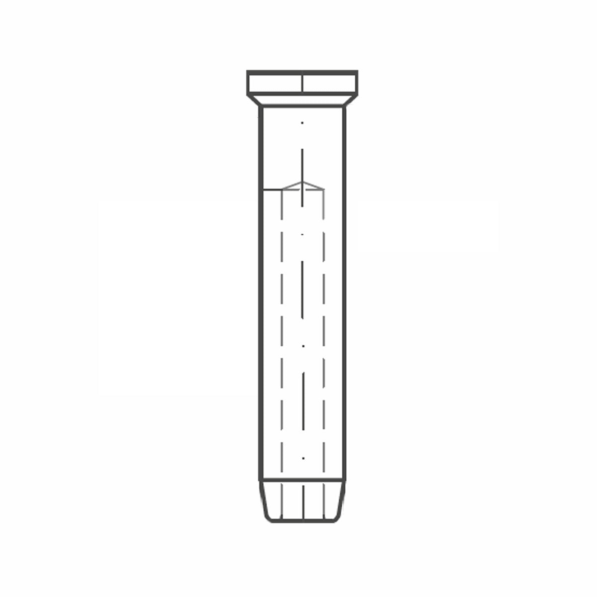 ASS - Końcówka nierdzewna - MINI - z łbem stożkowym