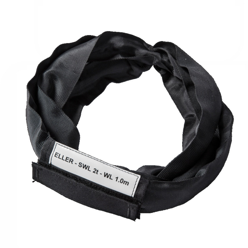 Zawiesie wężowe bezkońcowe ELLER Czarny, rdzeń stalowy, nośność 1000 kg