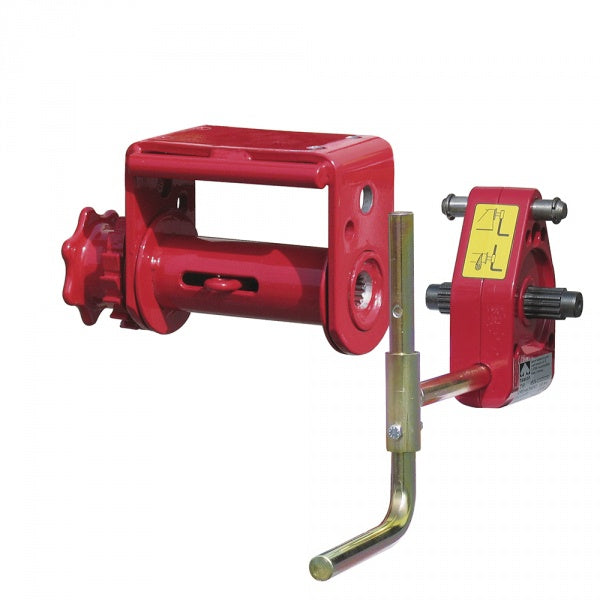 Wciągarka - lina stalowa lub pas tekstylny - typ 2622 z przekładnią ślimakową