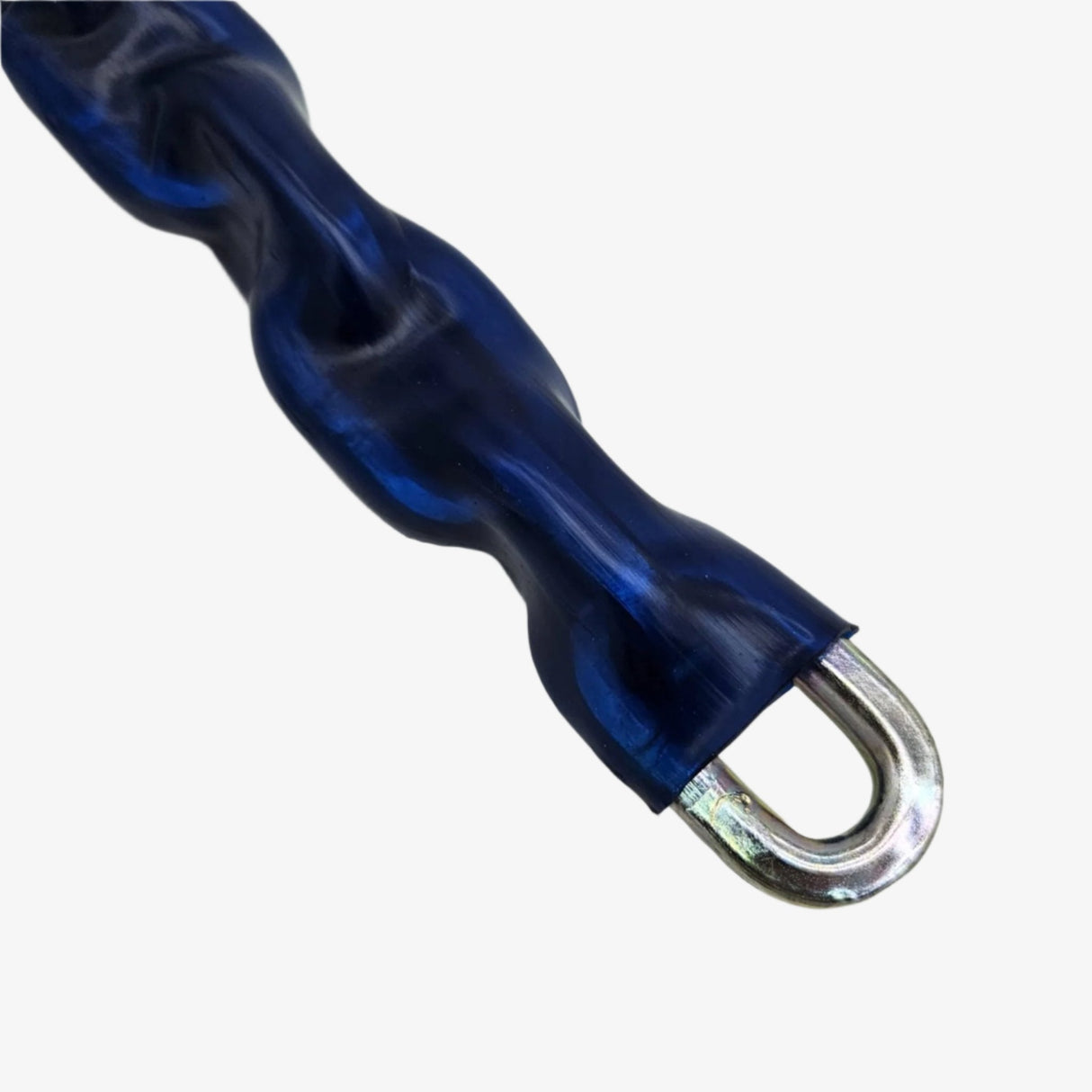 Łańcuch ubezpieczeniowy hartowany, ocynkowany - Niebieska osłona