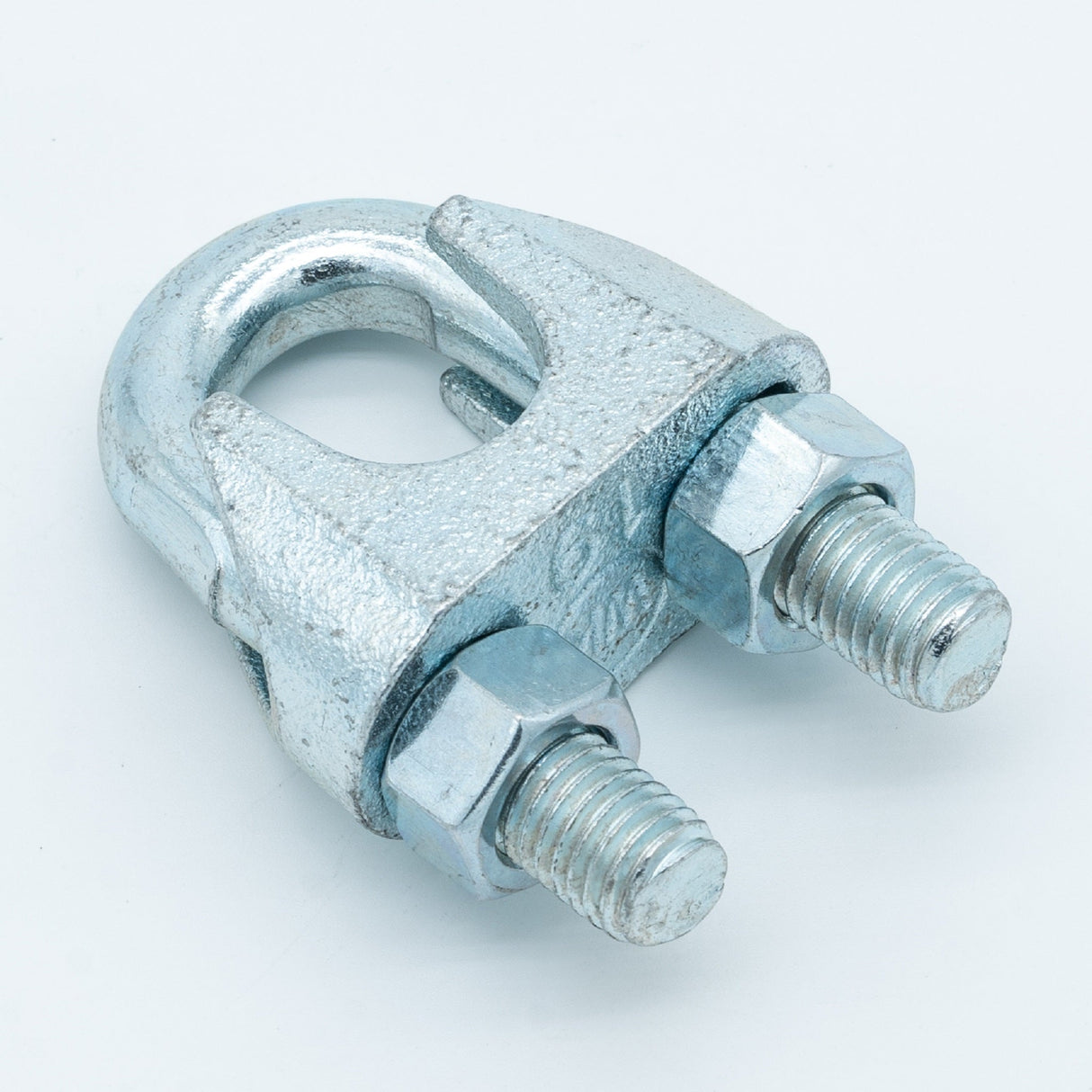 Zacisk linowy kabłąkowy DIN 741, ocynk - dla zastosowań nie wymagających wysokiego poziomu bezpieczeństwa