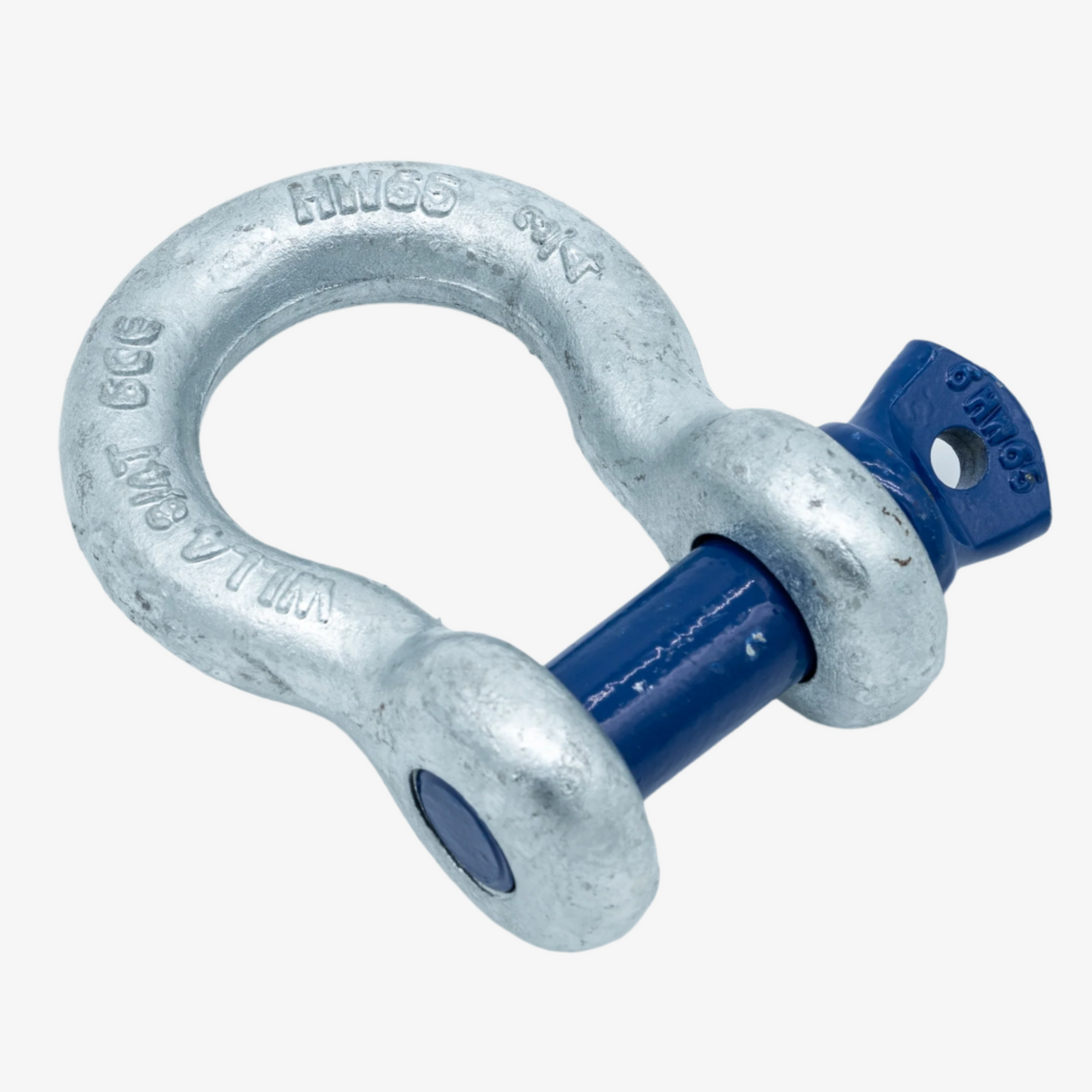 Szekla forma omega wysokiej wytrzymałości HA2 z bolcem oczkowym, ocynk