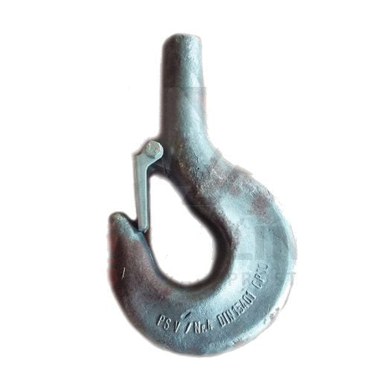 Hak jednorożny RSN - DIN 15401, odkuwka bez gwintu, z zabezpieczeniem, klasa P