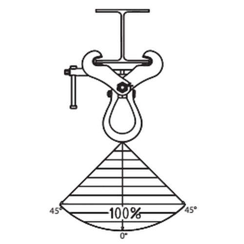 Uchwyt klamrowy do przenoszenia profili stalowych IPTKU/D - CROSBY