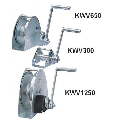 Wciągarka linowa ręczna KWV - HAACON, ocynkowana