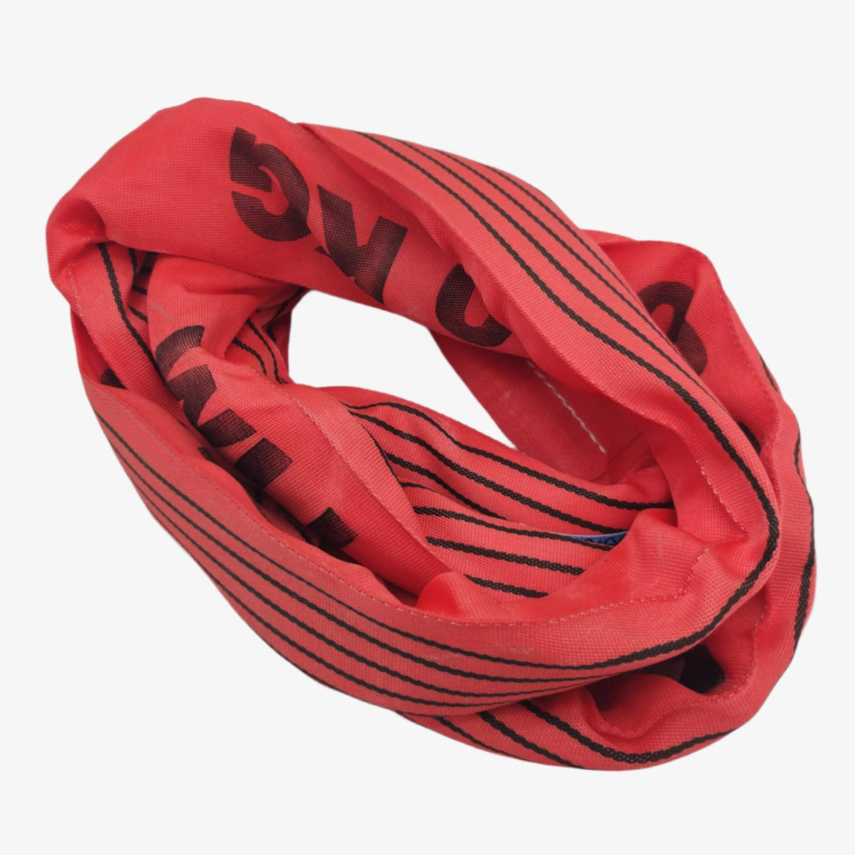 RSK 5000kg Zawiesie wężowe o obwodzie zamkniętym, wzmocnione, czerwone