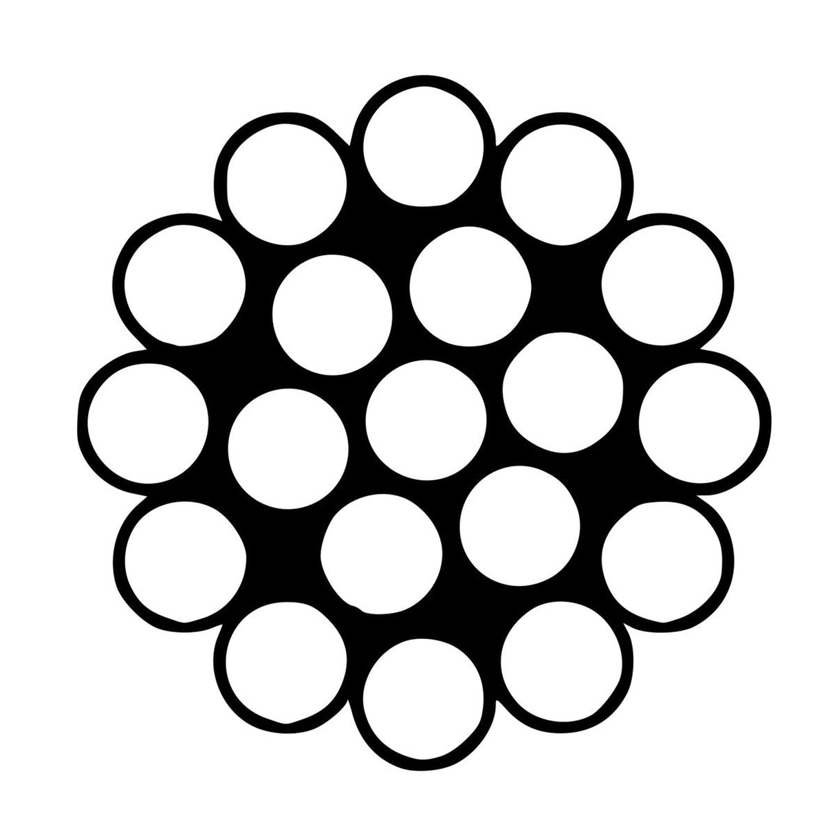 Lina ze stali nierdzewnej, splot 1x19, A4 - AISI316, minimalna siła zrywająca 1570N/mm2