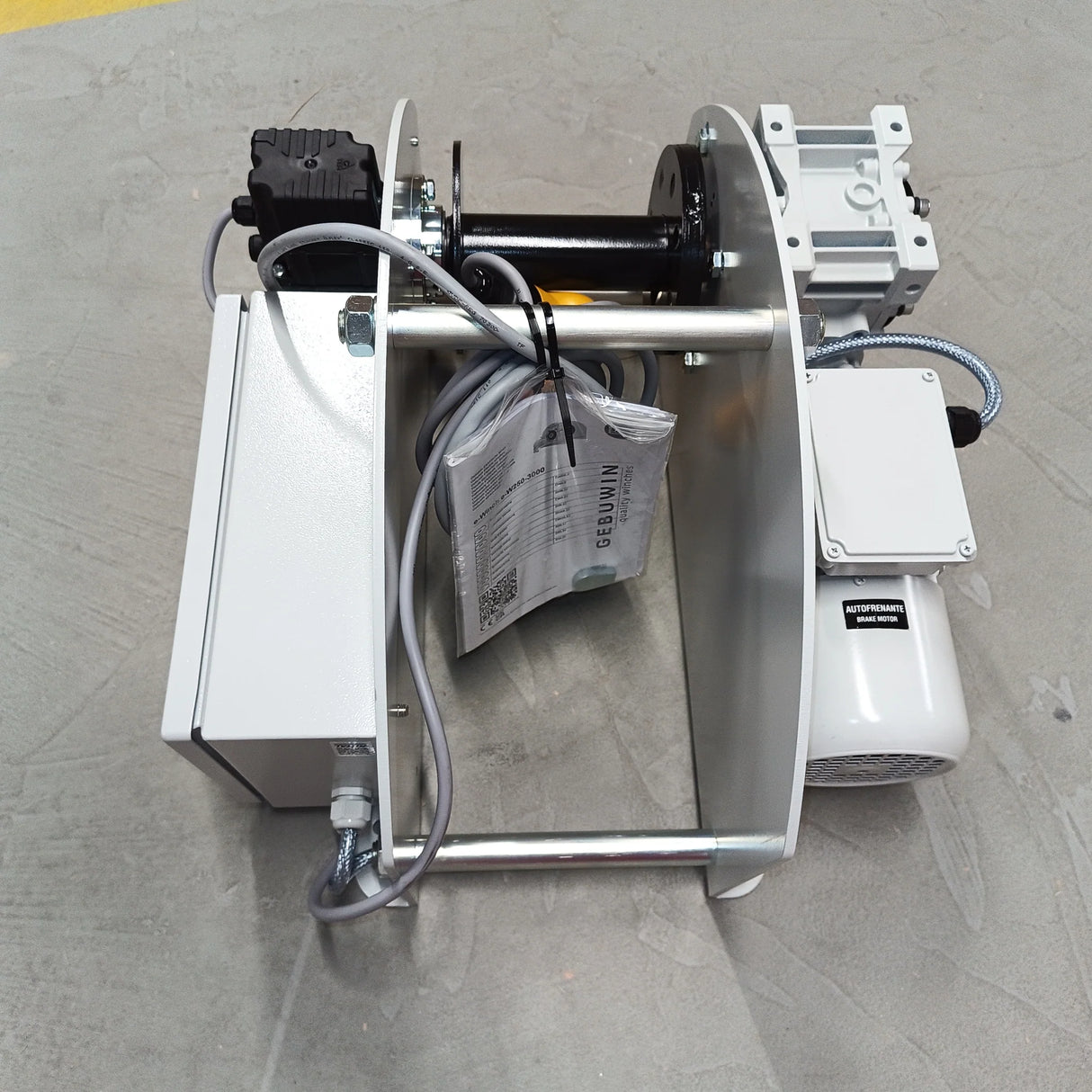 Elektryczna wciągarka linowa e-W do podnoszenia, 400V, GR – lakowana, GEBUWIN