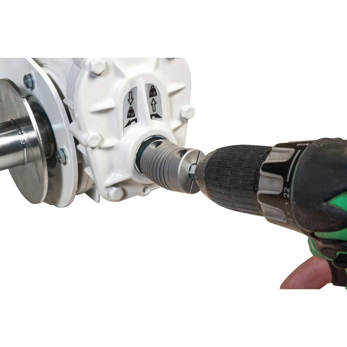 Wciągarka linowa WA – do użycia z wiertarką akumulatorową, GEBUWIN