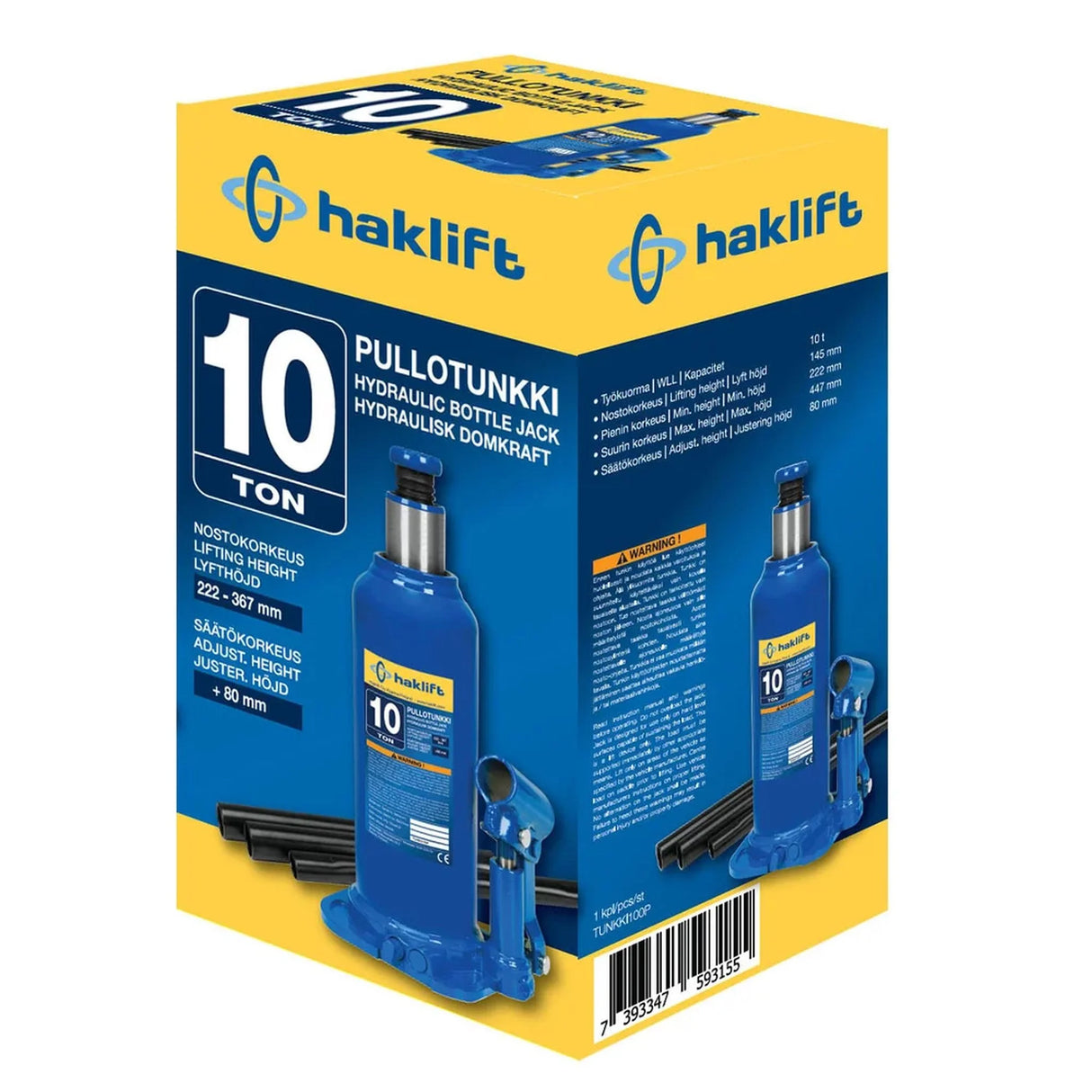 Podnośnik hydrauliczny butelkowy - HAKLIFT