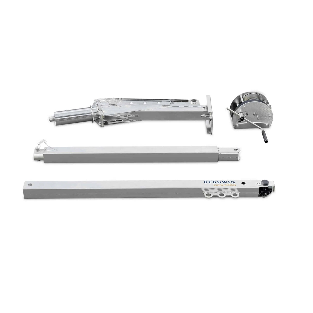 Obrotowy żuraw SD900, udźwig 900/600 kg, zasięg do 2 m, GEBUWIN