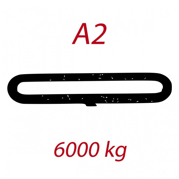 A2 6000kg Zawiesie pasowe bezkońcowe, szerokość 180mm brąnzowe - FORANKRA