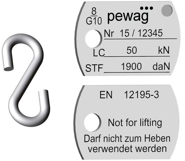 Przywieszka do zawiesi łańcuchowych IDW, PEWAG WINNER