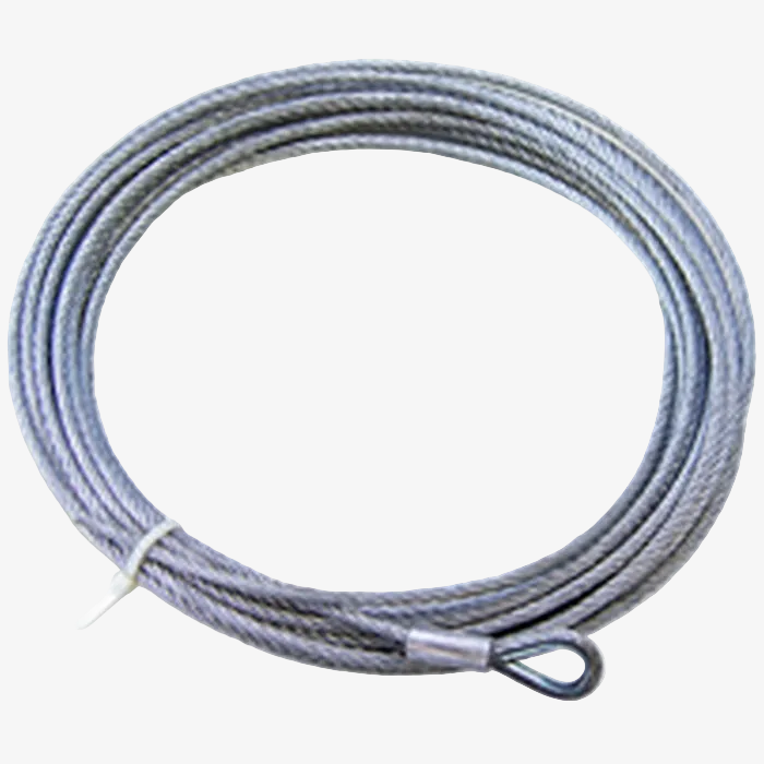 Lina stalowa do wciągarki linowej z uchem