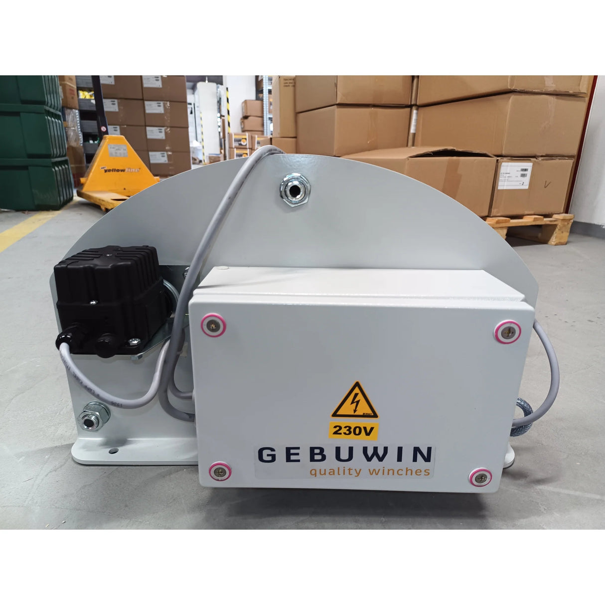 Elektryczna wciągarka linowa e-W do podnoszenia, 400V, GR – lakowana, GEBUWIN