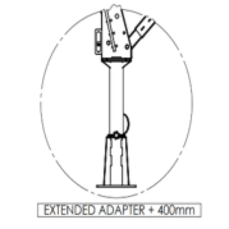 Akcesoria żuraw obrotowy SD750 SST, nierdzewny, GEBUWIN