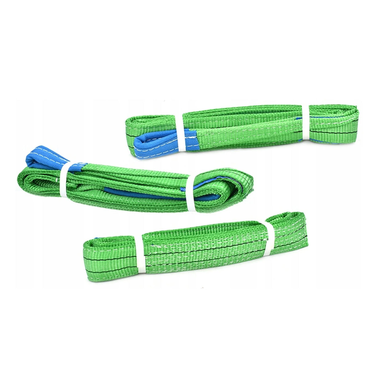 B4 2000 kg – Zawiesie pasowe pętla-pętla, czterowarstwowy, zielony, szerokość 30 mm