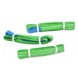 B4 2000 kg – Zawiesie pasowe pętla-pętla, czterowarstwowy, zielony, szerokość 30 mm