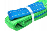 B4 2000 kg – Zawiesie pasowe pętla-pętla, czterowarstwowy, zielony, szerokość 30 mm