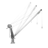 Żuraw obrotowy SD750 nośność 750/500kg, wysięg 2m, nierdzewny AISI 316, GEBUWIN