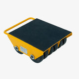 Platforma transportowa, gumowane stalowe kółka, udźwig, EN 1757, HAKLIFT