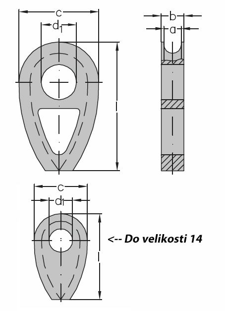 Kausza pełna DIN 3091, niezabezpieczona antykorozyjnie, obrobiona