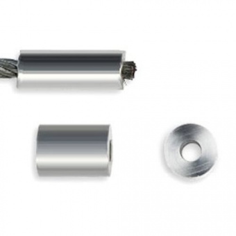 Zacisk aluminiowy okrągly EN 13411-3 / DIN 3093